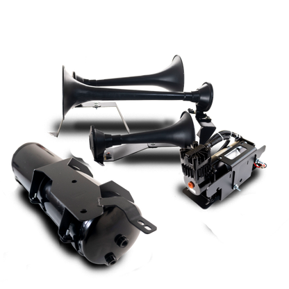 Kleinn Air Horns Kleinn 20-24 Chevrolet Silverado 2500 HD/ 3500 HD Onboard Air System w/ Model 730 Horns GMHD20-734 GMHD20-734 Photo - Primary