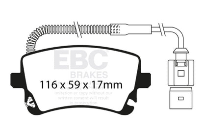 EBC Disc Brake Pad Set UD076 Photo - Primary