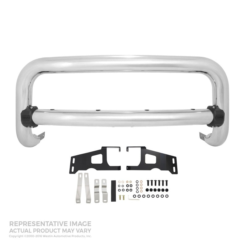 Westin 2010-2018 Ram 2500/3500 Contour 3.5in Bull Bar - SS 32-31060 32-31060 Photo - Unmounted