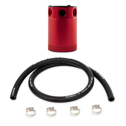 Mishimoto Compact Baffled Oil Catch Can 3-Port - Red MMBCC-CBTHR-RD MMBCC-CBTHR-RD User 1