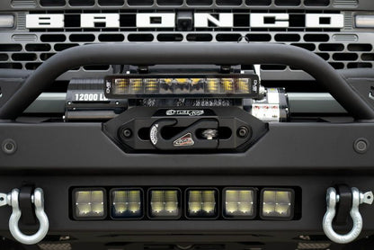DV8 Offroad 2021+ Ford Bronco Modular Front Bumper Winch Capable w/ Auxiliary Light Mounts FBBR-02 FBBR-02 User 1