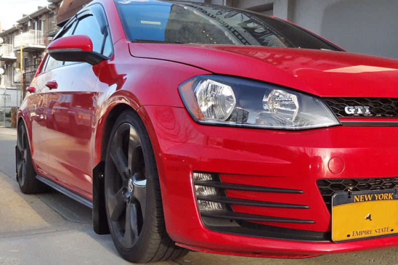 Rally Armor 2015+ VW Golf/GTI/TSI UR Black Mud Flap w/ Blue Logo MF37-UR-BLK/BL User 2