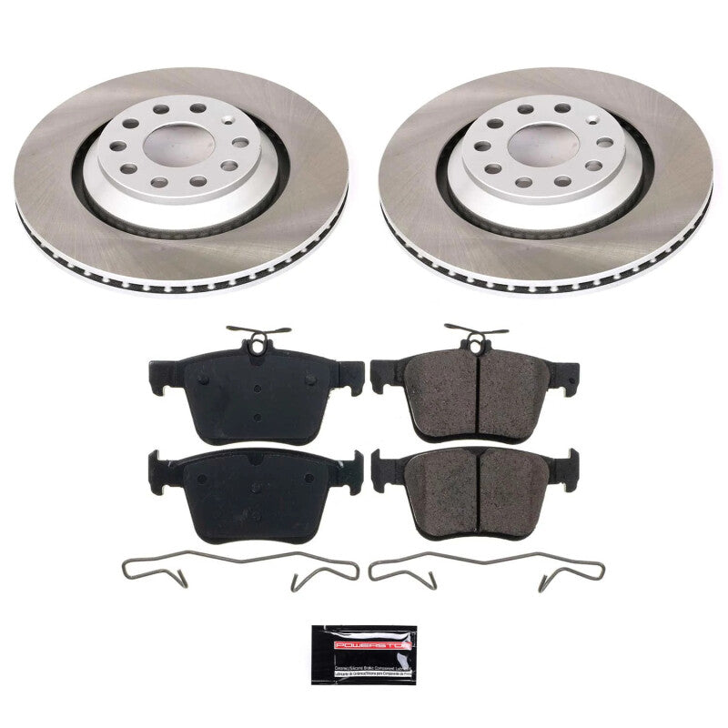PowerStop Power Stop 15-19 Volkswagen Golf R Rear Semi-Coated Rotor Kit SC7084 SC7084 Photo - Primary