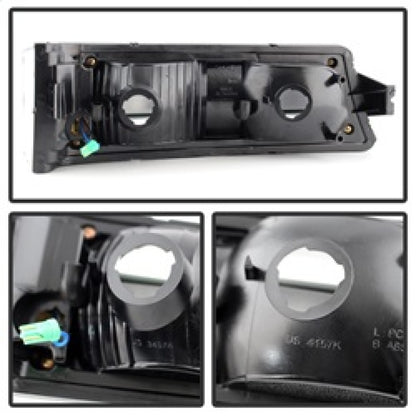 SPYDER Xtune Chevy Silverado 03-06 / Avalanche 02-06 LED Bumper Lights Black CBL-JH-CS03-LED-BK 9027482 9027482 Photo - Unmounted