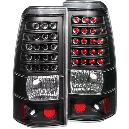 Anzo 1999-2007 Chevrolet Silverado 1500 LED Taillights Black 311012 Photo - Primary