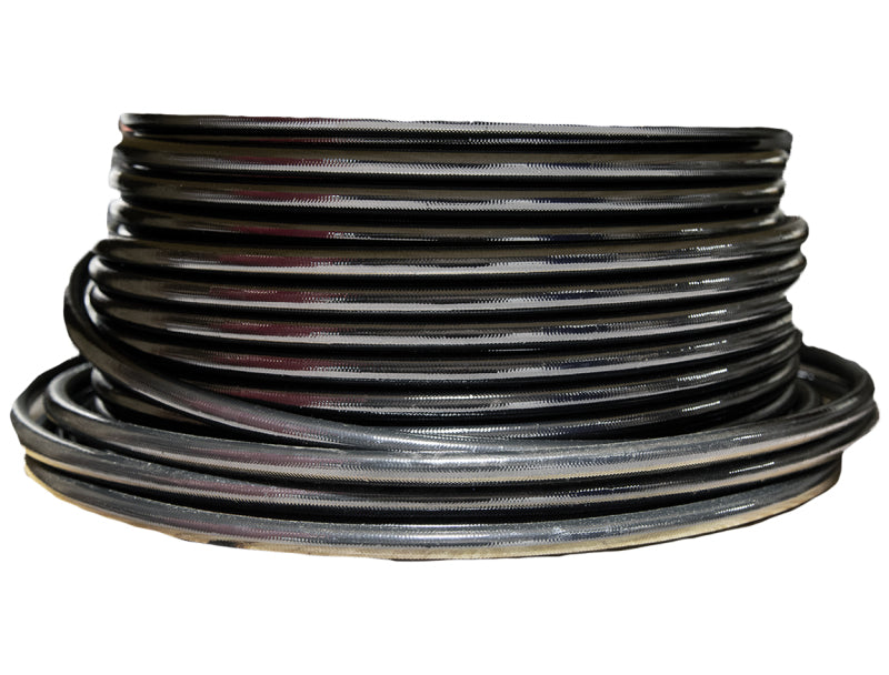 Aeromotive PTFE SS Braided Fuel Hose - Black Jacketed - AN-12 x 8ft 15333 15333 Photo - Primary