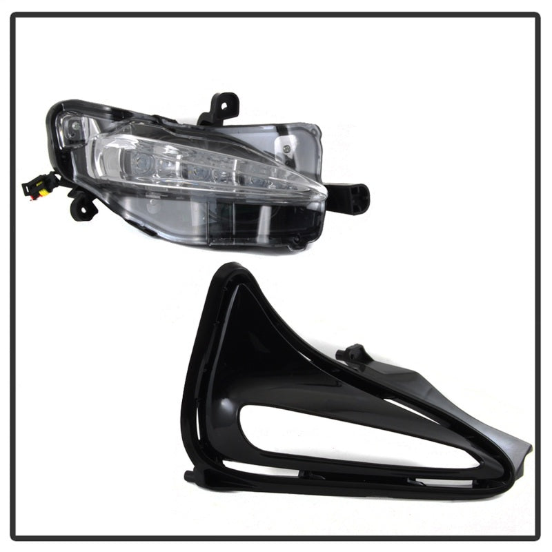 Spyder 2017+ Toyota Corolla OEM LED Fog Lights w/Switch - Clear (FL-TCO17-LED-C) 5084866 5084866 Photo - Unmounted