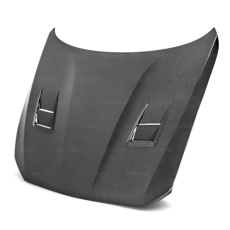 Seibon Carbon Fiber Hood for 2012-up BMW F20, 2014-2020 F22, and 2016-2021 F87 HD11BMWF20-DV Photo - Primary