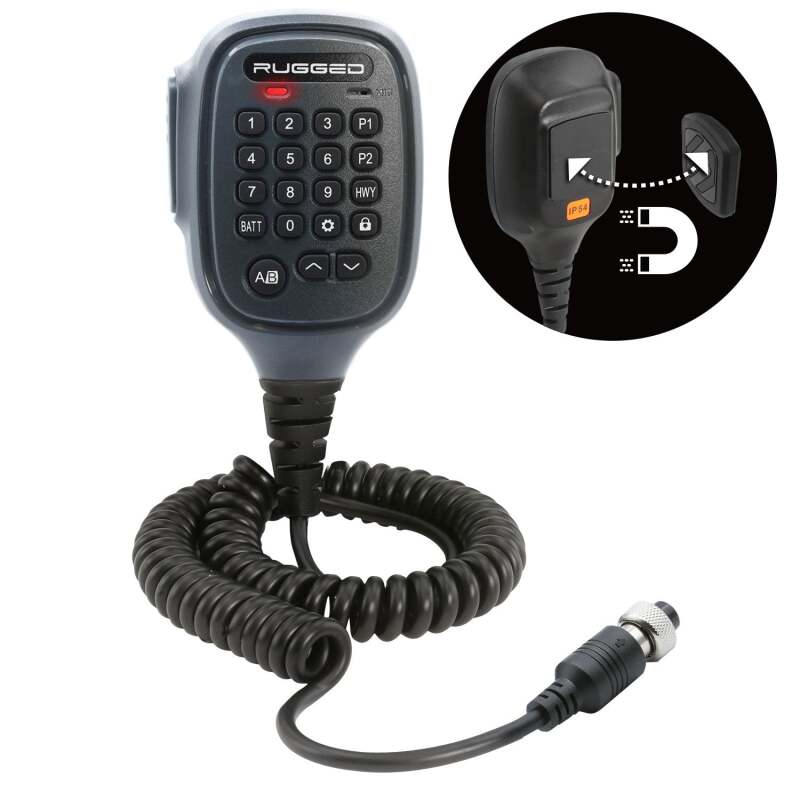 Rugged Radios Hand Mic for G1 Mobile Radio with Scosche MagicMount HM-G1 HM-G1 Photo - Primary