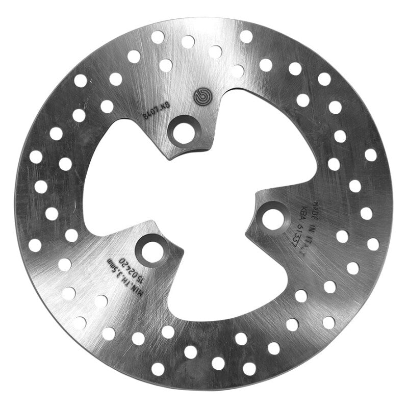 Brembo OE 11-18 Peugeot CityStar 125cc 210x4mm Brake Disc - Rear Fixed 68B407K8 68B407K8 User 1