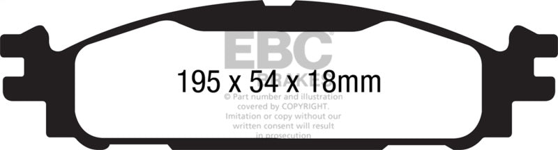 EBC Disc Brake Pad Set DP61873 Photo - Primary