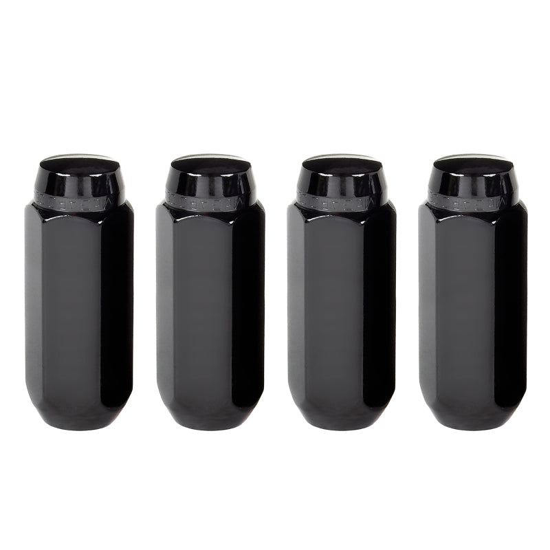 McGard Hex Lug Nut (Cone Seat) M14X2.0 / 13/16 Hex / 2.25in. Length (4-Pack) - Black 64025 64025 Photo - Primary