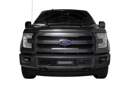 Putco 2015-2017, Ford F150 - Stainless Steel Black Bar Design w/10" Luminix 87160L Photo - Mounted