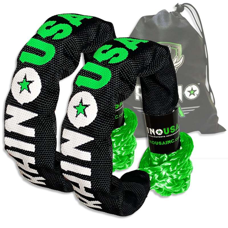Rhino USA Synthetic Soft Shackles Green (2-Pack) SFTSHACK-12-GRN-2 SFTSHACK-12-GRN-2 Photo - Primary