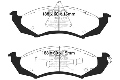EBC Disc Brake Pad Set DP31180C Photo - Primary