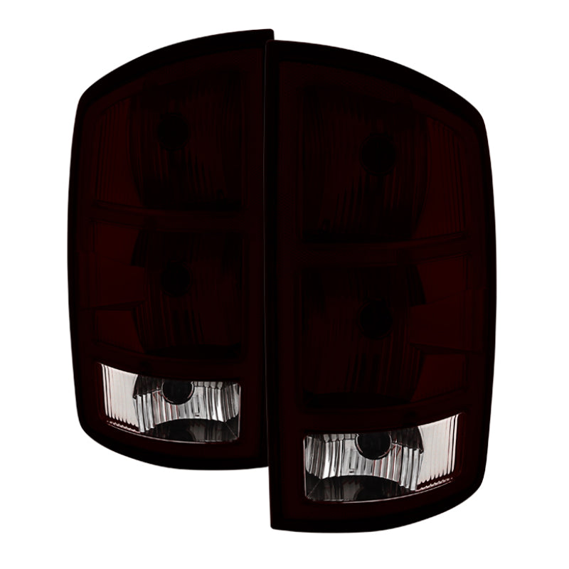 SPYDER Xtune Dodge Ram 1500 02-06 / Ram 2500 3500 03-06 OEM Style Tail Lights Red Smoked ALT-JH-DR02-OE-RSM 9033551 9033551 Photo - Primary
