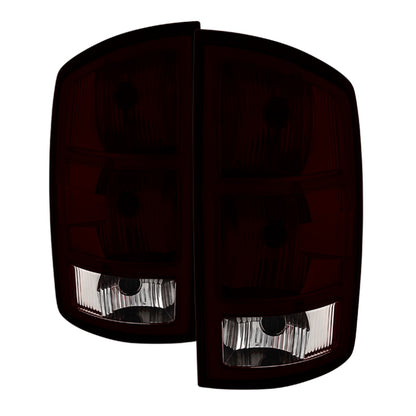 SPYDER Xtune Dodge Ram 1500 02-06 / Ram 2500 3500 03-06 OEM Style Tail Lights Red Smoked ALT-JH-DR02-OE-RSM 9033551 9033551 Photo - Primary