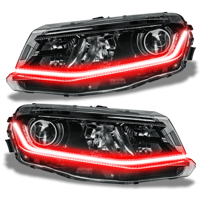 ORACLE Lighting Oracle 16-21 Chevy Camaro Surface Mount DRL Modules - ColorSHIFT w/ BC1 Controller 1297-335 1297-335 Photo - Mounted