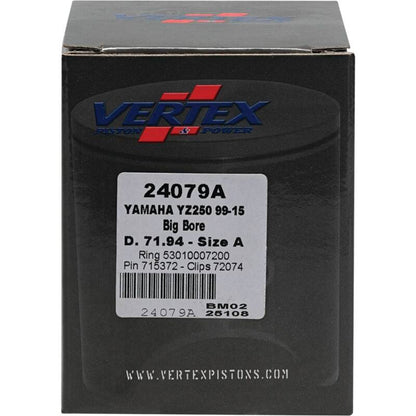 Vertex Pistons Vertex Piston 22-23 Fantic Motor XX 250 250cc +5.6mm Cast Big Bore Piston Kit 72mm. 295cc. 24079A 24079A Photo - Primary