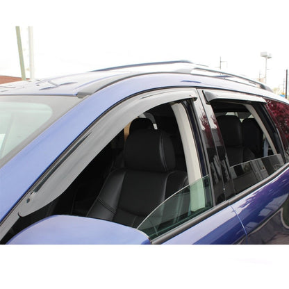 Westin 2013-2018 Nissan Pathfinder Wade Slim Wind Deflector 4pc - Smoke 72-69478 72-69478 Photo - Mounted