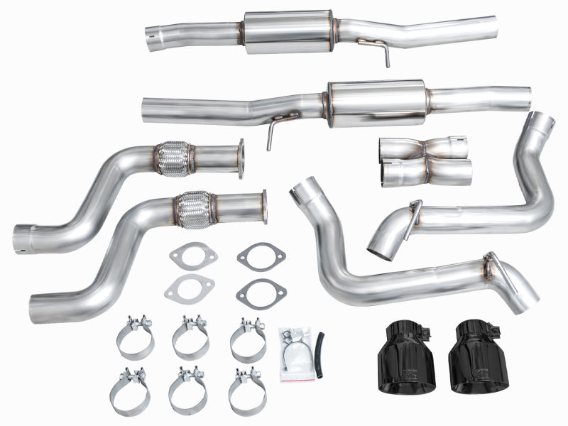 AWE Tuning AWE 2023 Nissan Z RZ34 RWD Track Edition Catback Exhaust System w/ Diamond Black Tips 3020-33400 3020-33400 Photo - out of package