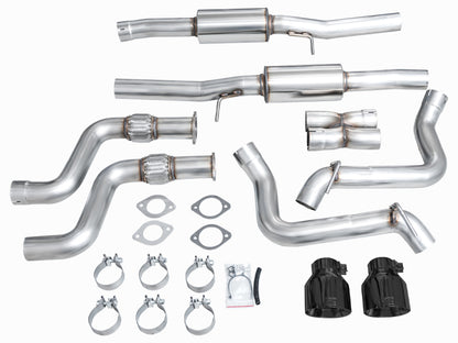 AWE Tuning AWE 2023 Nissan Z RZ34 RWD Track Edition Catback Exhaust System w/ Diamond Black Tips 3020-33400 3020-33400 Photo - out of package