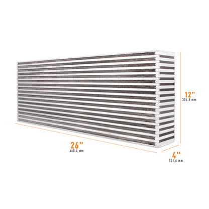Mishimoto Universal Air-to-Air Intercooler Core - 26in / 12in / 4in MMUIC-03 MMUIC-03 Photo - Primary