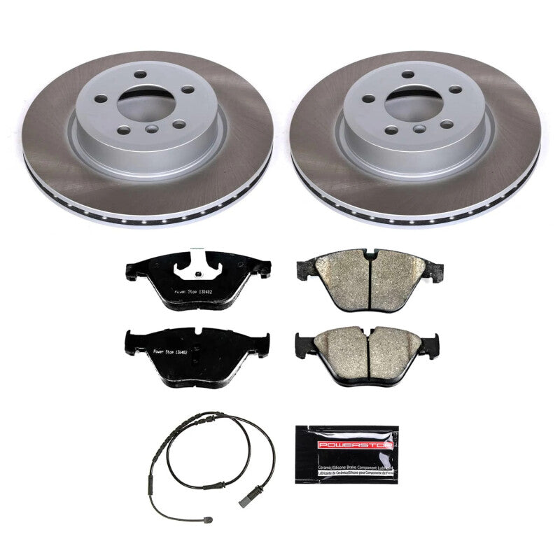 PowerStop Power Stop 12-16 BMW 528i xDrive Front Semi-Coated Rotor Kit SC6032 SC6032 Photo - Primary
