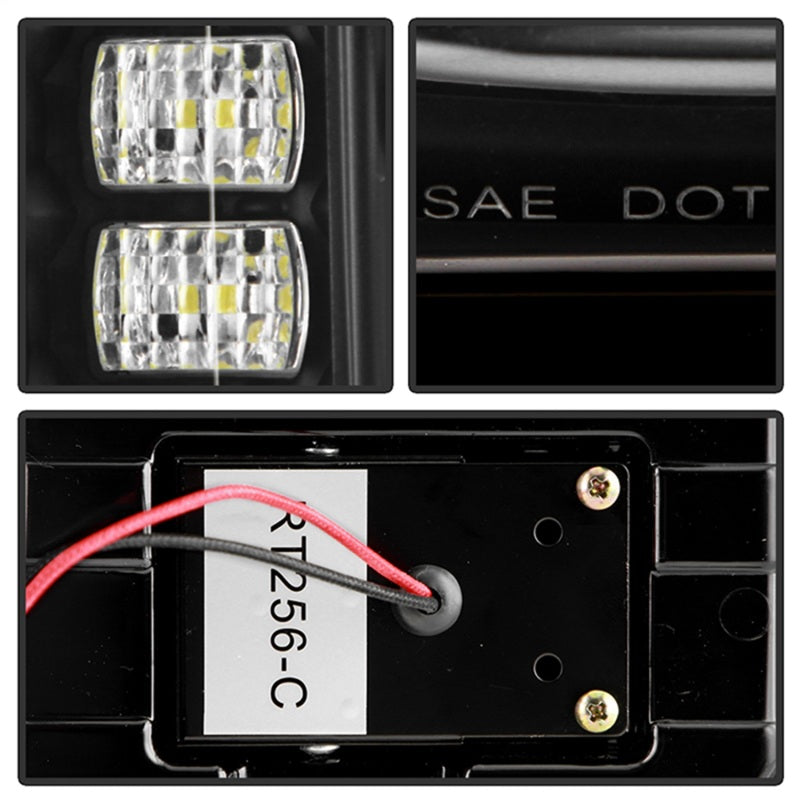 SPYDER 21-23 Ford Bronco Factory LED Model LED Tail Lights (ALT-YD-FB21-LED-BK) 5088758 5088758 Photo - Unmounted