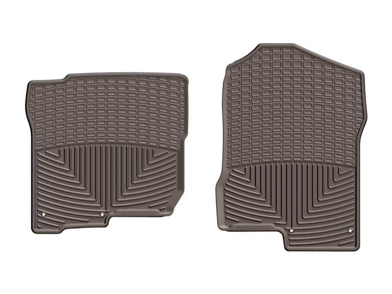 WeatherTech 2017+ Nissan Titan Front Rubber Mats - Cocoa W455CO W455CO Photo - Primary