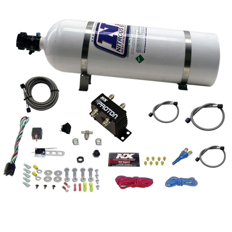 Nitrous Express Proton Plus Nitrous System W/ 15LB Bottle 20421-15 Photo - Primary