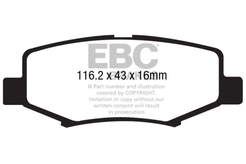 EBC Disc Brake Pad Set DP61799 Photo - Primary
