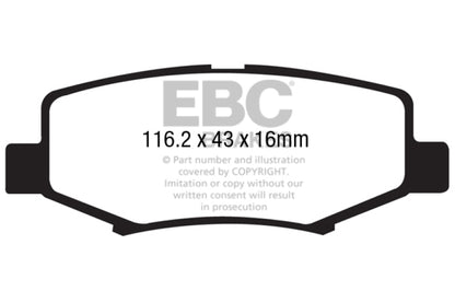 EBC Disc Brake Pad Set DP61799 Photo - Primary