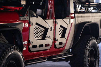 DV8 Offroad 18-22 Jeep Wrangler JL/JT Spec Series Half Doors - Front Set HDJL-02F HDJL-02F Photo - Unmounted