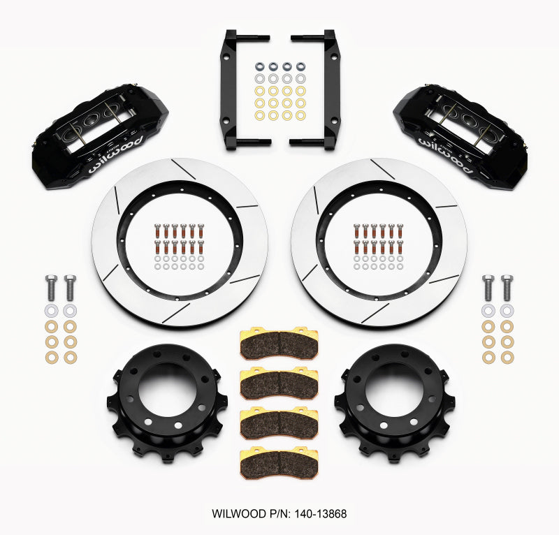 Wilwood TX6R Rear Kit 15.50in Black 2005-2012 Ford F250/F350 4WD 140-13868 140-13868 Photo - Primary