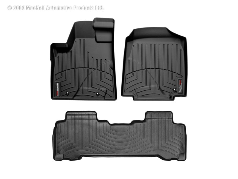 WeatherTech WT FloorLiner - Rear - Blk Floor Mats Floor Mats - Rubber main image