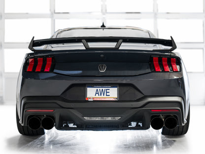 AWE Tuning AWE 2024 Ford Mustang Dark Horse S650 RWD SwitchPath Catback Exhaust w/ Quad Diamond Black Tips 3025-43375 3025-43375 Photo - Mounted
