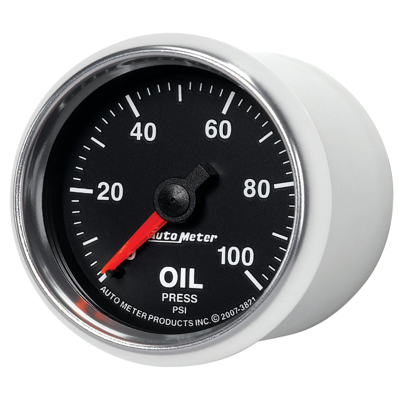 Autometer 2-1/16" Oil Pressure, 0-100 Psi Mechanical, Gs 3821 User 2