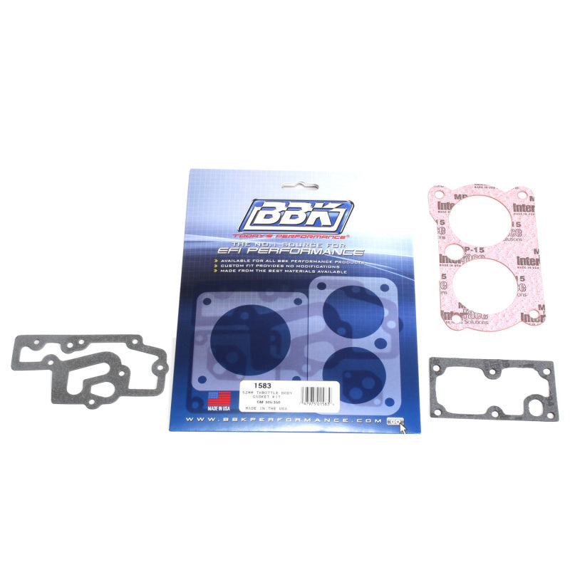 BBK Performance Throttle Body Gaskets GM Twin 52mm For #1534-1537-1540-1543 1583 Photo - Primary