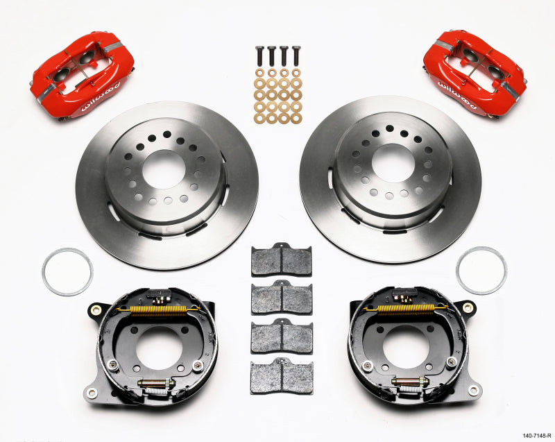 Wilwood Forged Dynalite P/S Park Brake Kit Red 93-97 Camaro/Firebird 140-7148-R 140-7148-R Photo - Primary
