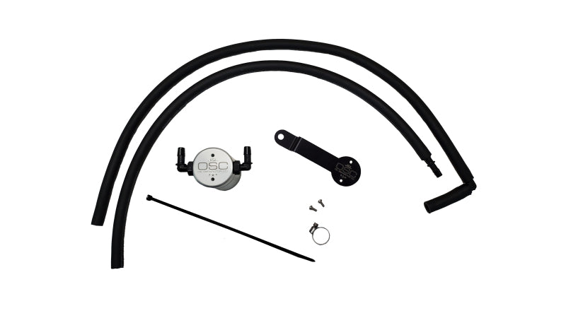 J&L 20-22 Hyundai Palisade / Kia Telluride 3.8L Oil Separator 3.0 Passenger Side - Clear Anodized 3114P-C 3114P-C Photo - Primary