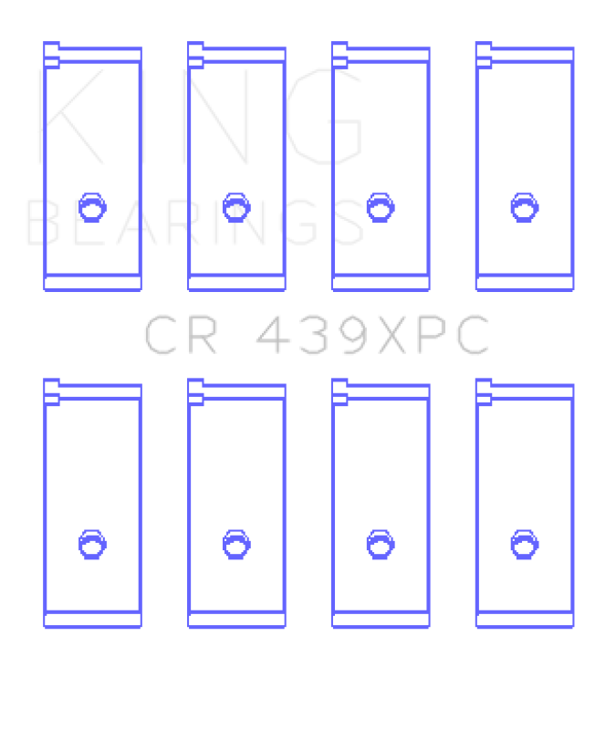 King Engine Bearings King Honda B18A1/B18B1 (Size STDX) pMaxKote Performance Rod Bearing Set CR439XPCSTDX CR439XPCSTDX Photo - Primary
