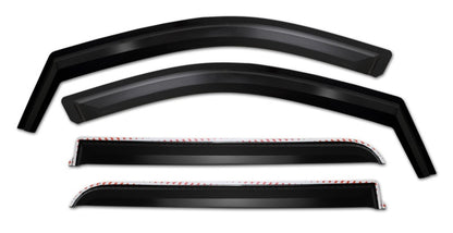 Putco 19-21 Chevy Silverado 1500 - Crew Cab Element Matte Black Window Visors (Set of 4) 680242 680242 Photo - Primary