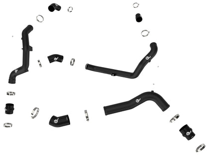 aFe 22-23 Ford Explorer BladeRunner Aluminum Hot and Cold Charge Pipe Kit - Blk 46-20674-B 46-20674-B Photo - Unmounted