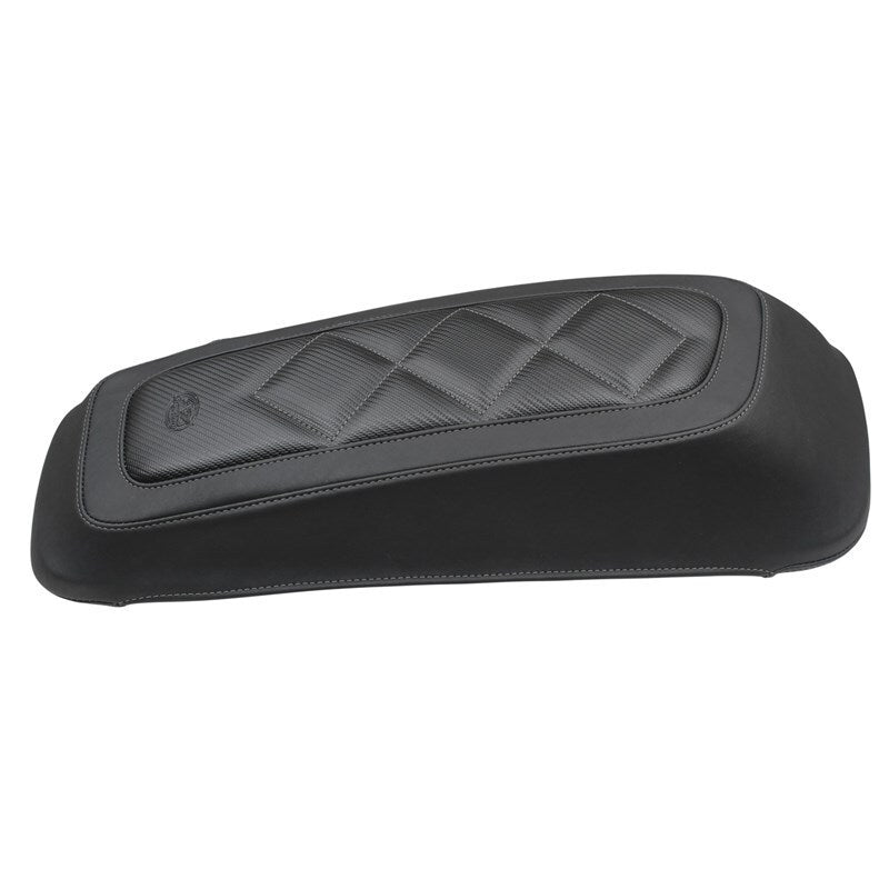 Mustang Motorcycle Sddlbg Lid Cvr Carbon Diamond 77643 77643 User 1