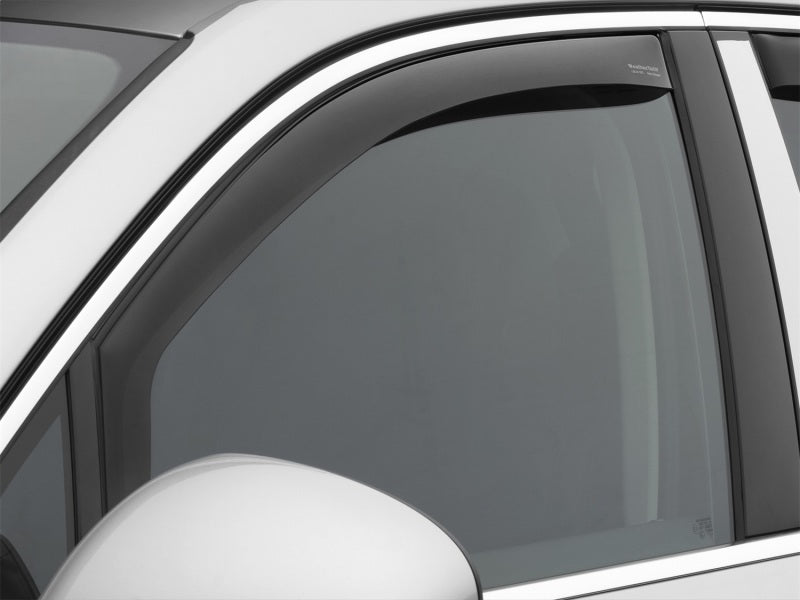 WeatherTech 11+ Volkswagen Touareg Front Side Window Deflectors - Dark Smoke 80578 80578 Photo - Mounted