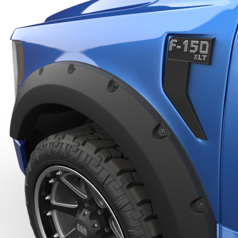 EGR 21-23 Ford F-150 Traditional Bolt-On Look Fender Flares w/ Black-Out Bolt Kit Set Of 4 793585 793585 Photo - Close Up