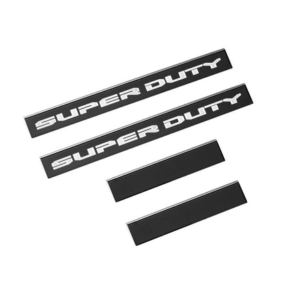 Putco 1999-2016, Ford Super Duty Crew Cab With "SUPER DUTY" Etching, 4 PCs 95128BPFD Photo - Primary
