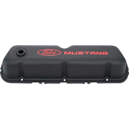 Ford Racing Ford Mustang Logo Black Crinkle Valve Cover 302-101 302-101 Photo - Primary
