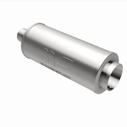 MagnaFlow 6" Round Center/Center Performance Muffler With Tip 14846 360 Degree Image Set